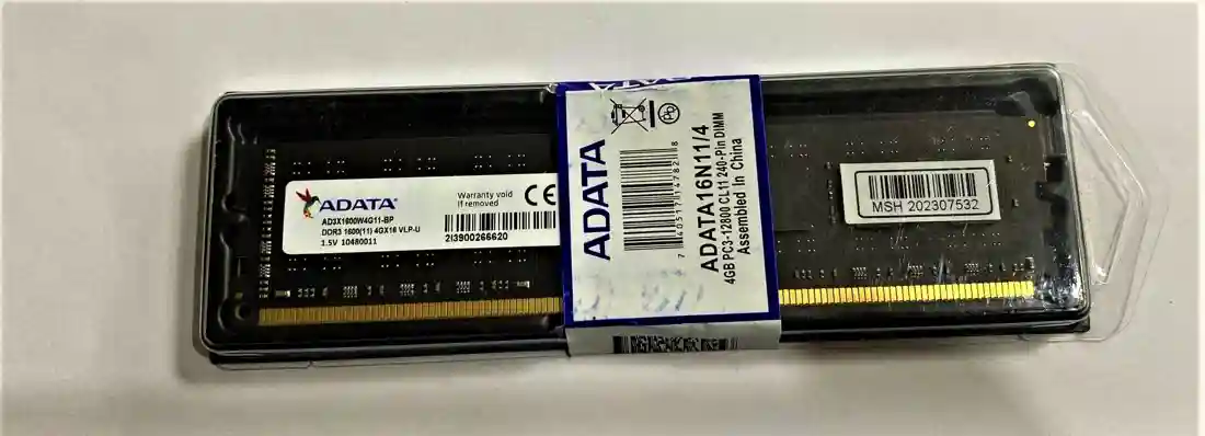 ADATA DDR3 4GB 1600 bus Desktop Ram