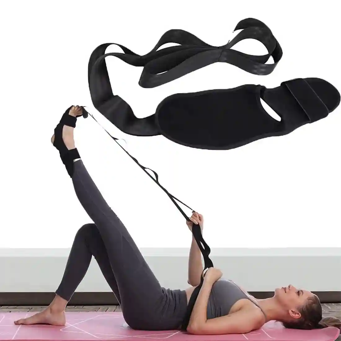 New Yoga Stretch Belt Flexibility Stretching Leg Stretcher Strap For Dance  Gymnastics Trainer Comfort Design Yoga Strap - AliExpress